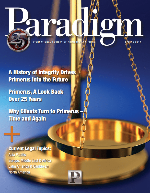 The Sader Law Firm published an article for Primerus Paradigm magazine