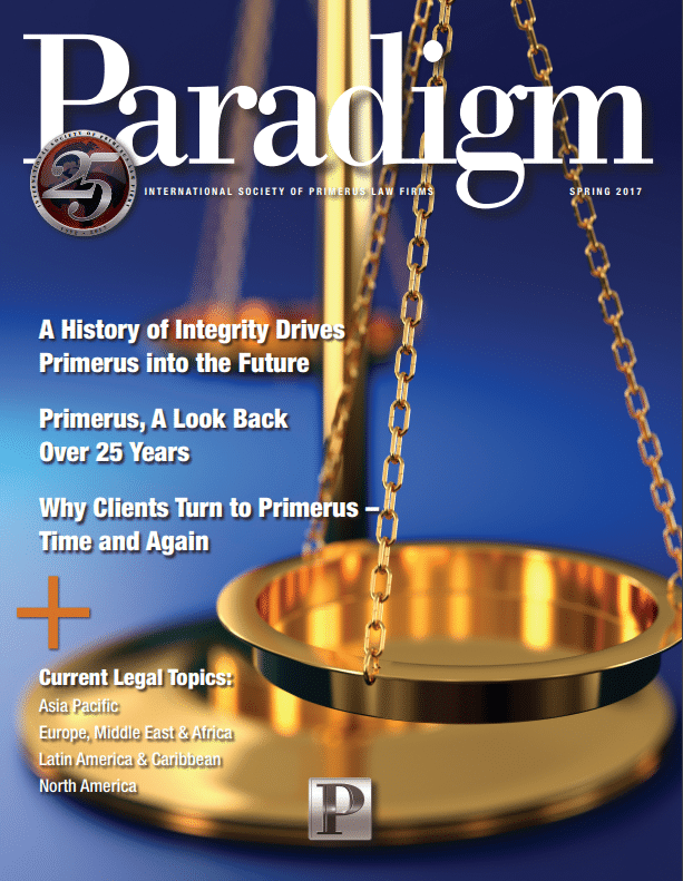 The Sader Law Firm Writes Article for Primerus Paradigm Magazine